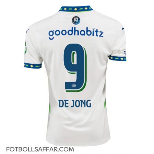 PSV Eindhoven Luuk de Jong #9 Tredjeställ 2024-25 Kortärmad